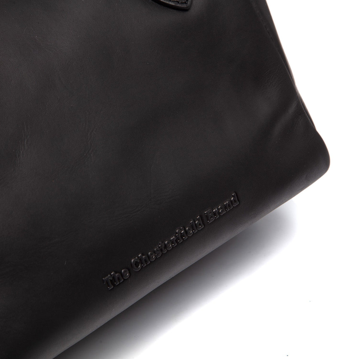 Chili Full-Grain Leather Handbag für Damen - Seitenansicht mit ergonomischem Ärmelschnitt