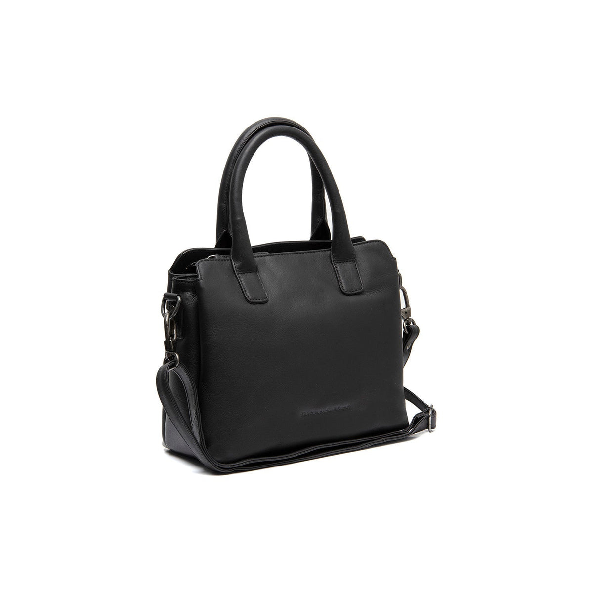Hermosa Full-Grain Leather Handbag für Damen in Classic 100% Full-Grain Leather - Vorderansicht &amp; maßgeschneiderte Silhouette | Online Kaufen
