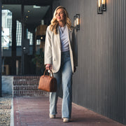 Langton Full-Grain Leather Handbag für Damen – Zusätzliche Produktansicht 3