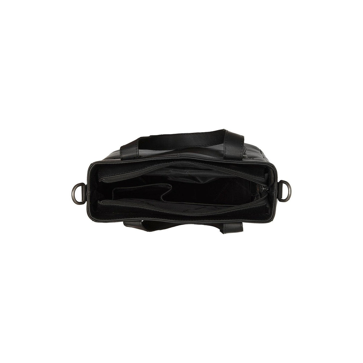 Lingfield Full-Grain Leather Handbag - Seitenansicht mit ergonomischem Ärmelschnitt