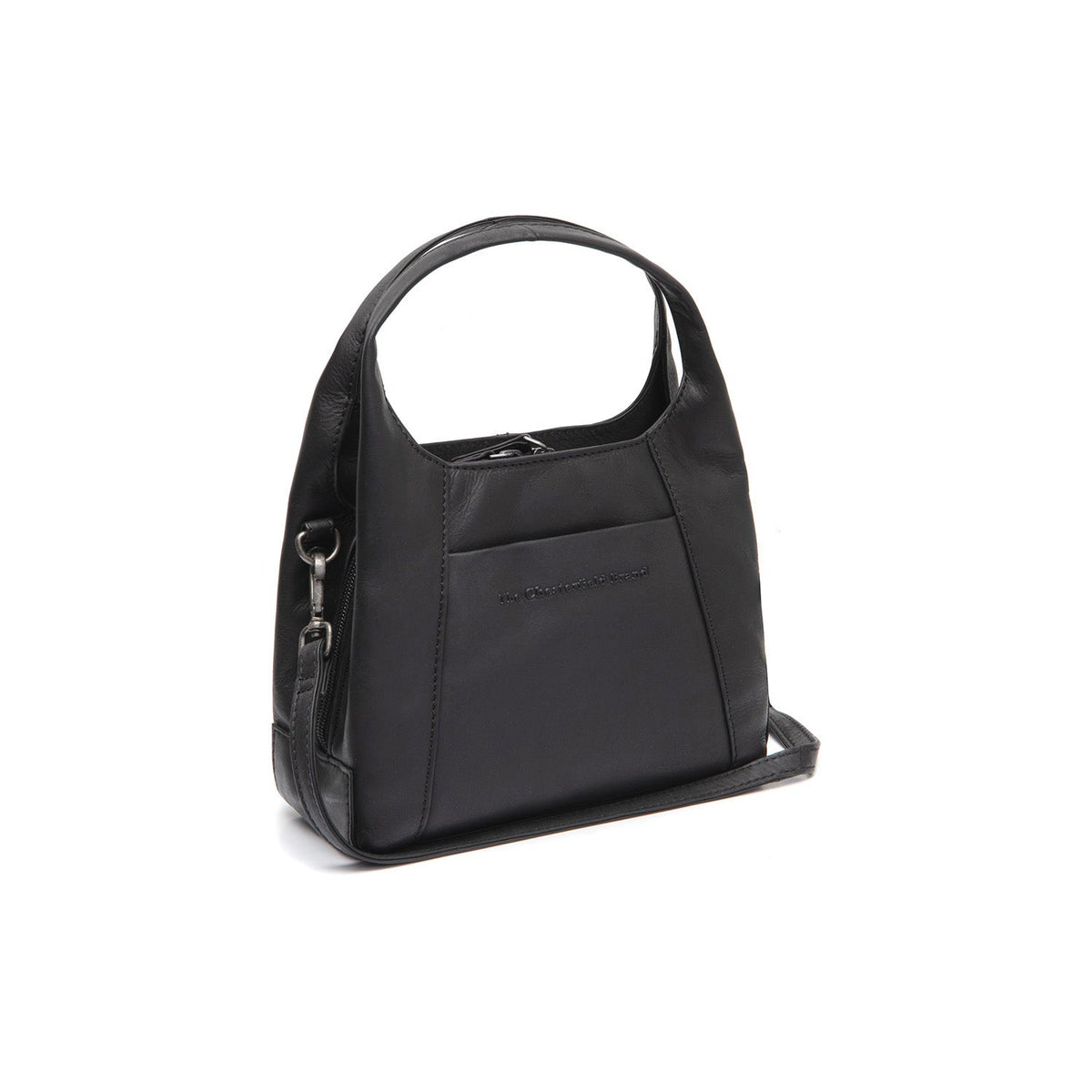 Lunera Full-Grain Leather Handbag für Damen in Classic 100% Full-Grain Leather - Vorderansicht &amp; maßgeschneiderte Silhouette | Online Kaufen