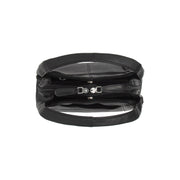 Lunera Full-Grain Leather Handbag für Damen - Seitenansicht mit ergonomischem Ärmelschnitt