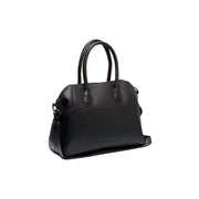 Marsala Full-Grain Leather Handbag in Classic 100% Full-Grain Leather - Vorderansicht &amp; maßgeschneiderte Silhouette | Online Kaufen