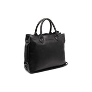 Passau Full-Grain Leather Handbag für Damen in Classic 100% Full-Grain Leather - Vorderansicht &amp; maßgeschneiderte Silhouette | Online Kaufen
