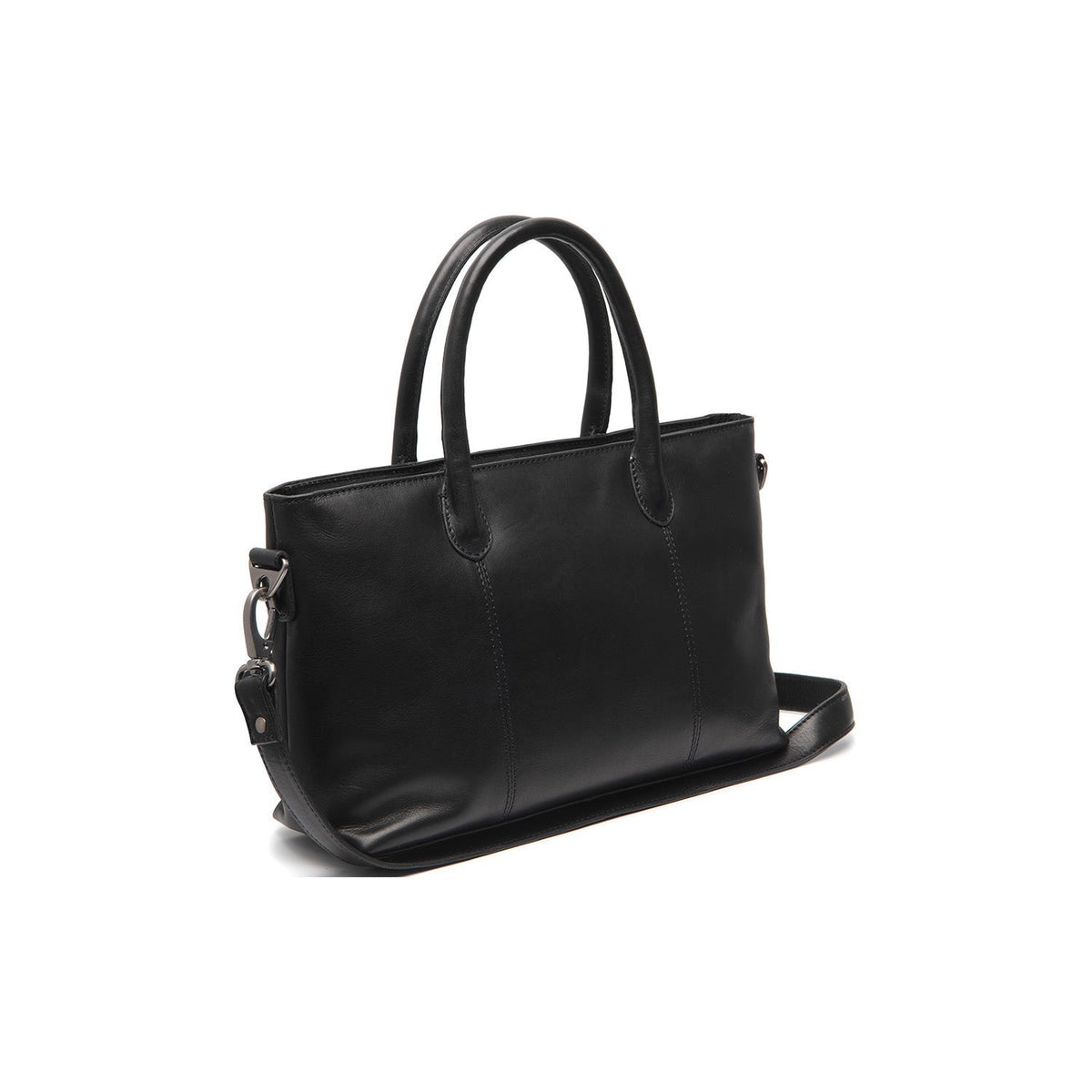 
Pergamino Vollnarbenleder-Handtasche aus klassischem 100% Vollnarbenleder - Vorderansicht & maßgeschneiderte Silhouette | Online Kaufen
