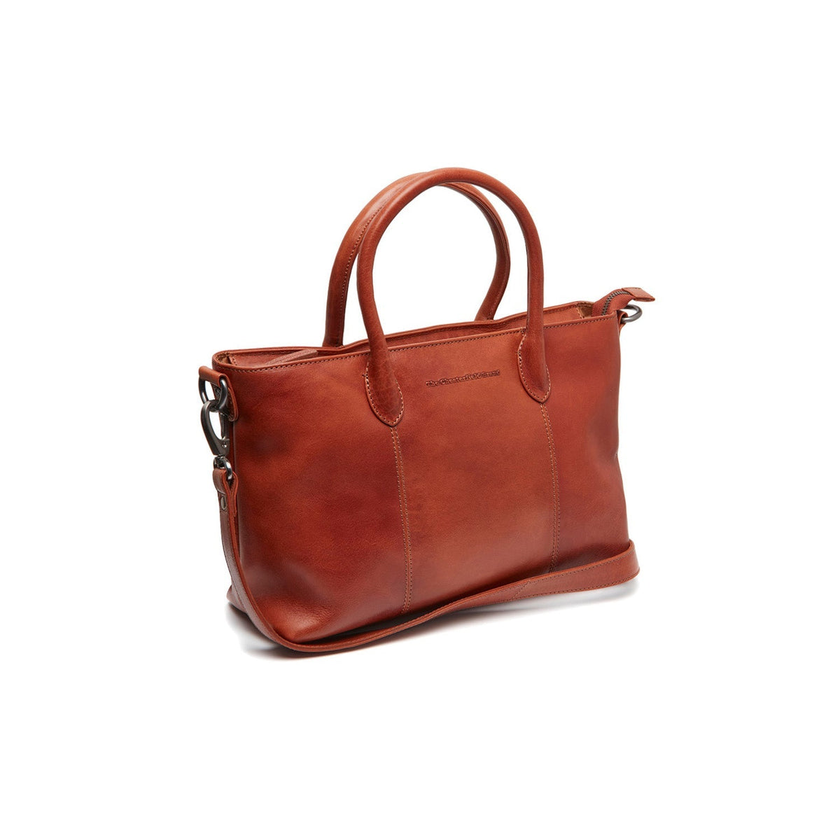 
Tailored Rib Cuffs & Hem Craftsmanship Construction Detail on Pergamino Vollnarbenleder-Handtasche