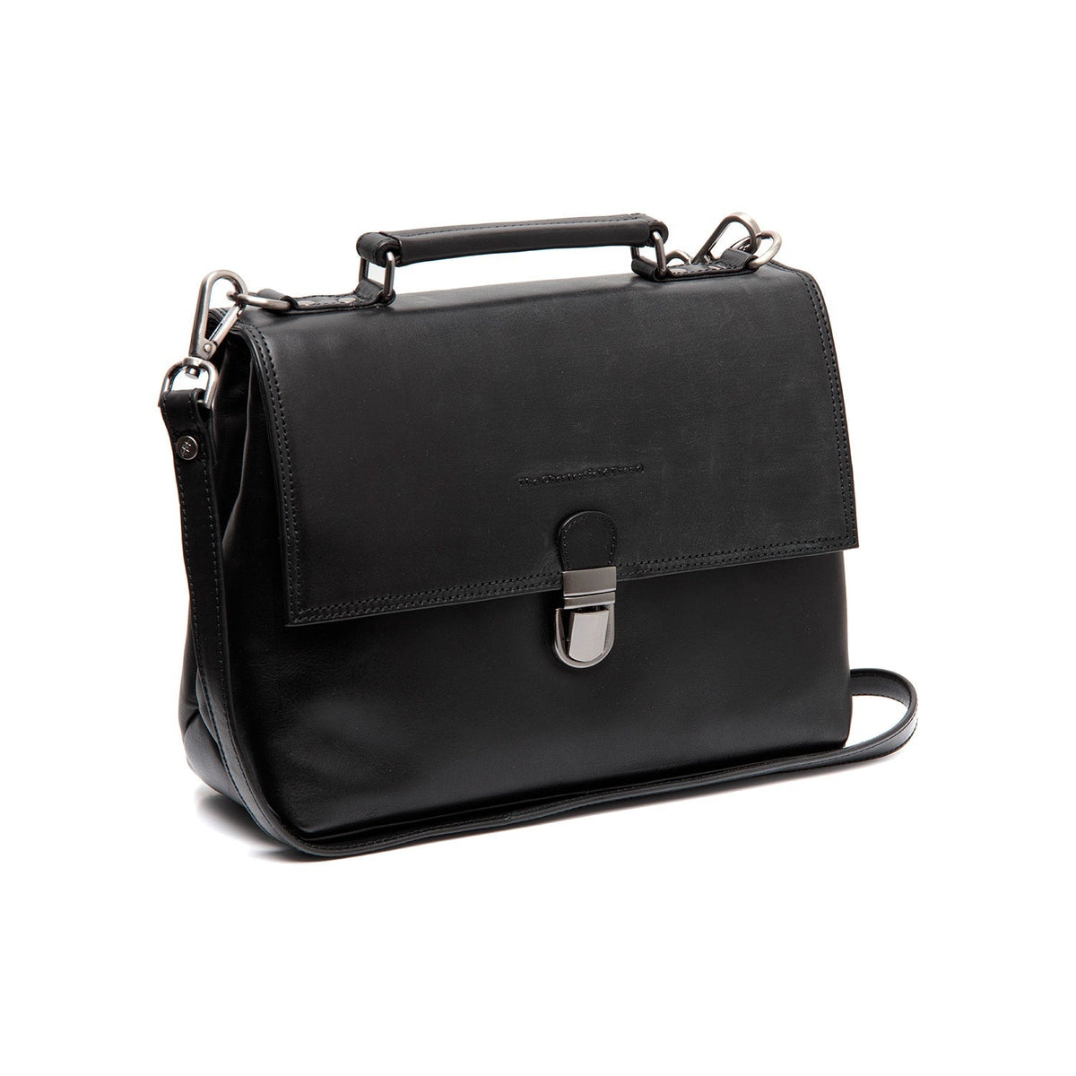 Renata Full-Grain Leather Handbag für Damen in Classic 100% Full-Grain Leather - Vorderansicht &amp; maßgeschneiderte Silhouette | Online Kaufen