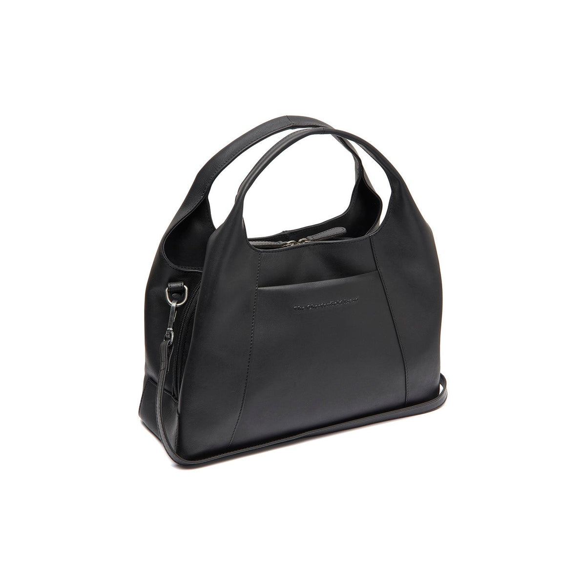 
Salina Vollnarbenleder-Handtasche aus klassischem 100% Vollnarbenleder - Vorderansicht & maßgeschneiderte Silhouette | Online Kaufen