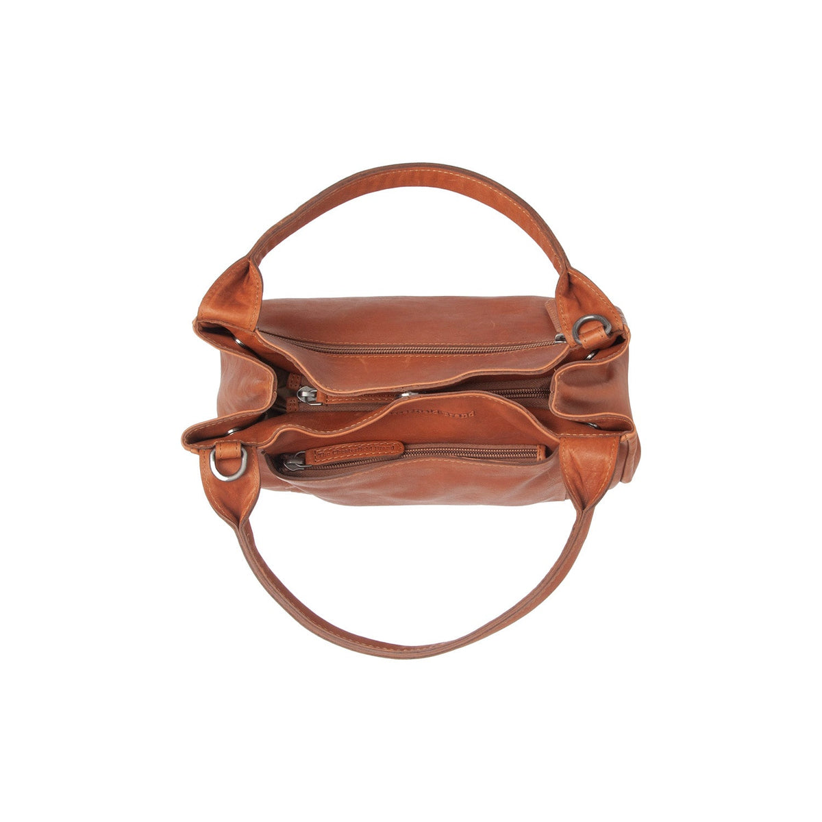 
Cognac Leather Handbag Tenara, detail view 1