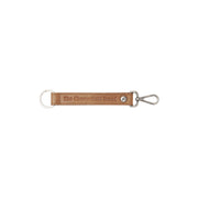 Leather Key Ring Kognak für Damen in Cognac 100% Full-Grain Leather - Vorderansicht &amp; maßgeschneiderte Silhouette | Online Kaufen