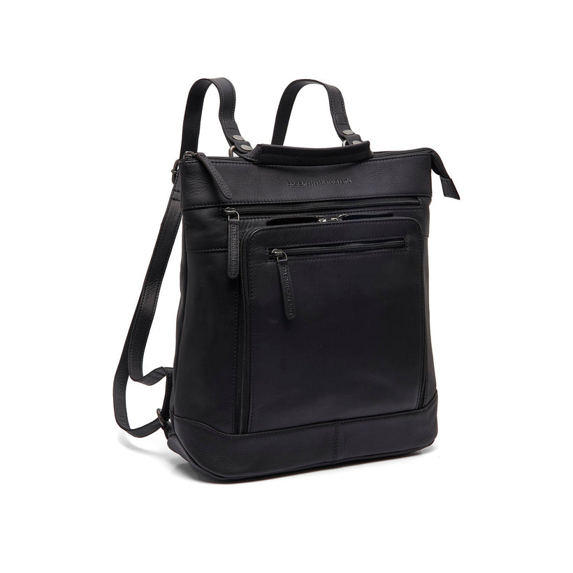 Caldero Full-Grain Leather Laptop Backpack für Damen