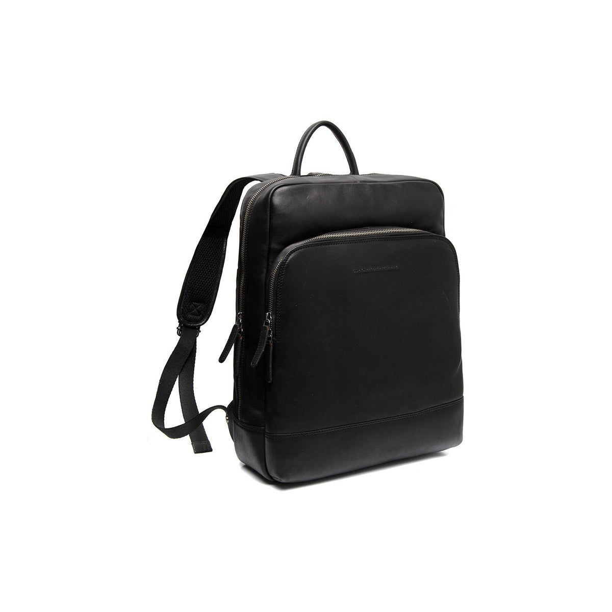 Nicola Full-Grain Leather Laptop Backpack für Damen in Classic 100% Full-Grain Leather - Full Exterior Front Profile View | Online Kaufen