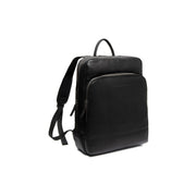 Nicola Full-Grain Leather Laptop Backpack für Damen in Classic 100% Full-Grain Leather - Full Exterior Front Profile View | Online Kaufen