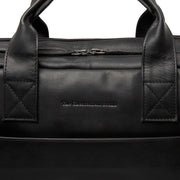 Solid Antique Brass Hardware &amp; Heavy-Duty Dual Zipper Detail on Frazer Full-Grain Leather Laptop Bag für Damen