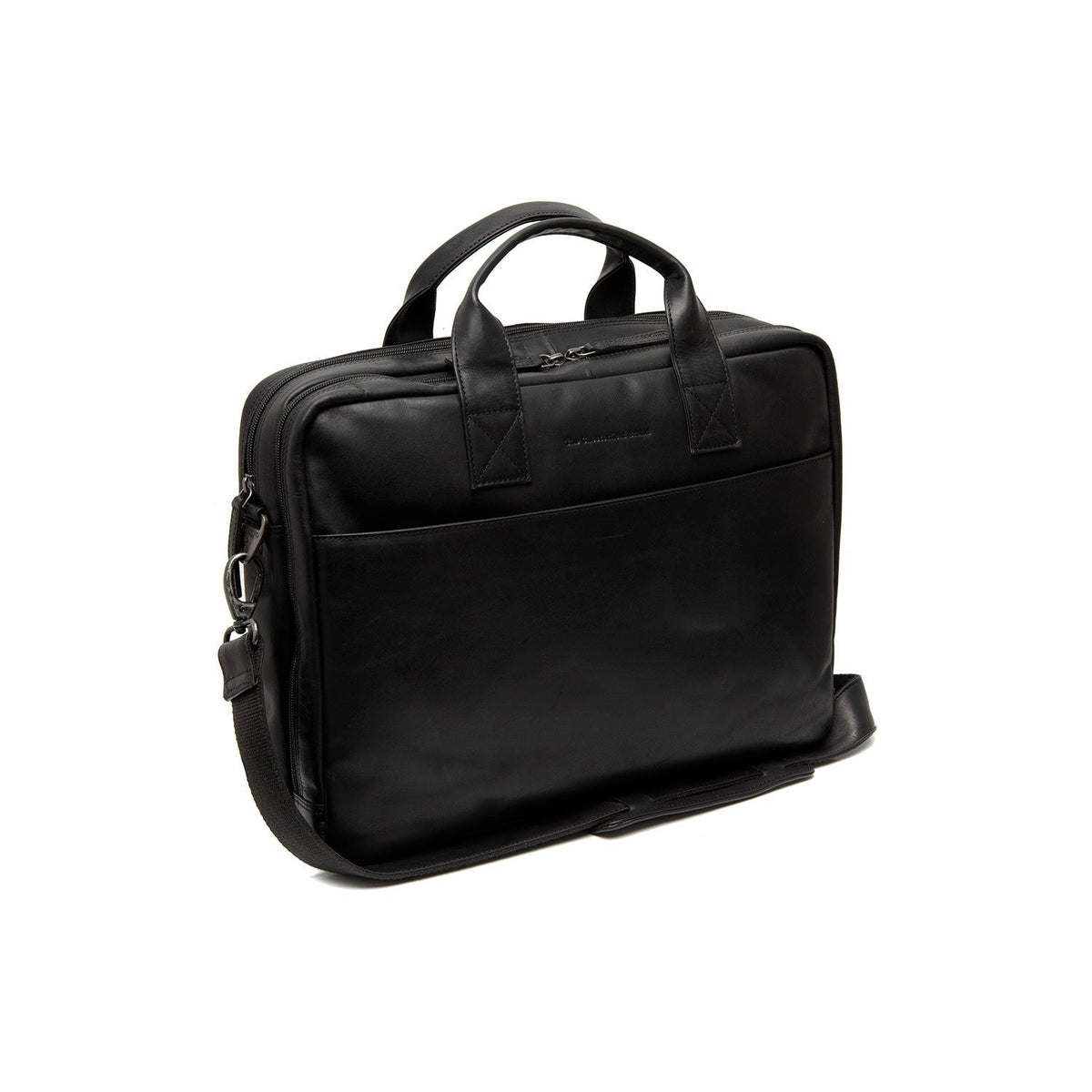 Frazer Full-Grain Leather Laptop Bag für Damen in Classic 100% Full-Grain Leather - Full Exterior Front Profile View | Online Kaufen