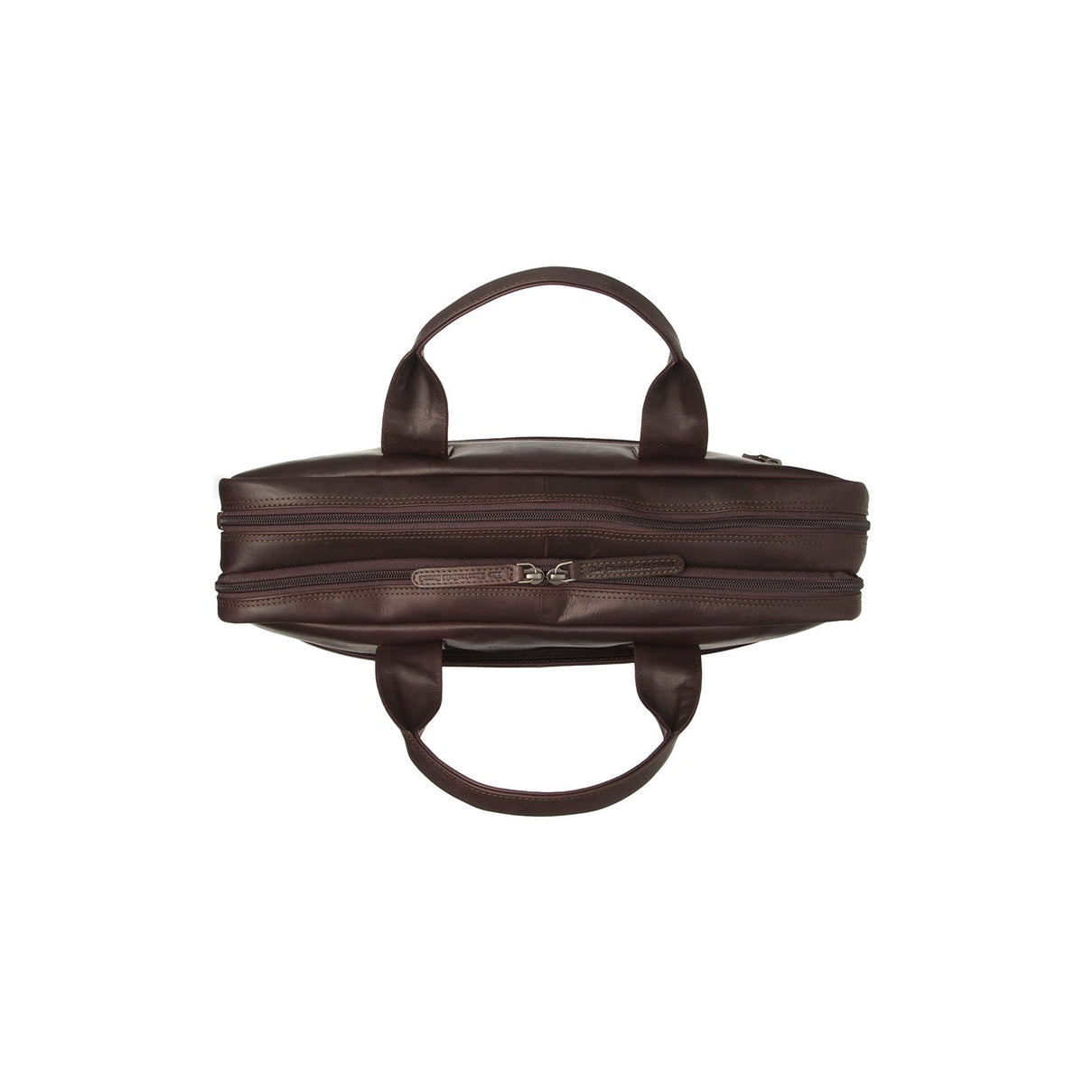 Brown Leather Laptop Bag Frazer, detail view 3