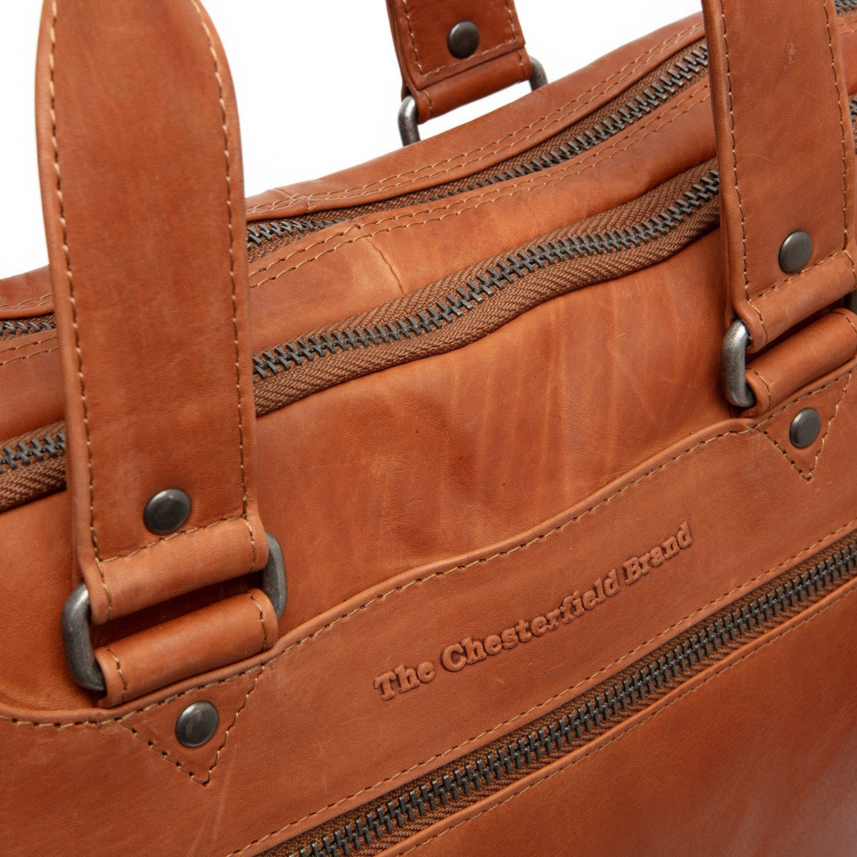 Montara Full-Grain Leather Laptop Bag für Damen – Zusätzliche Produktansicht 2