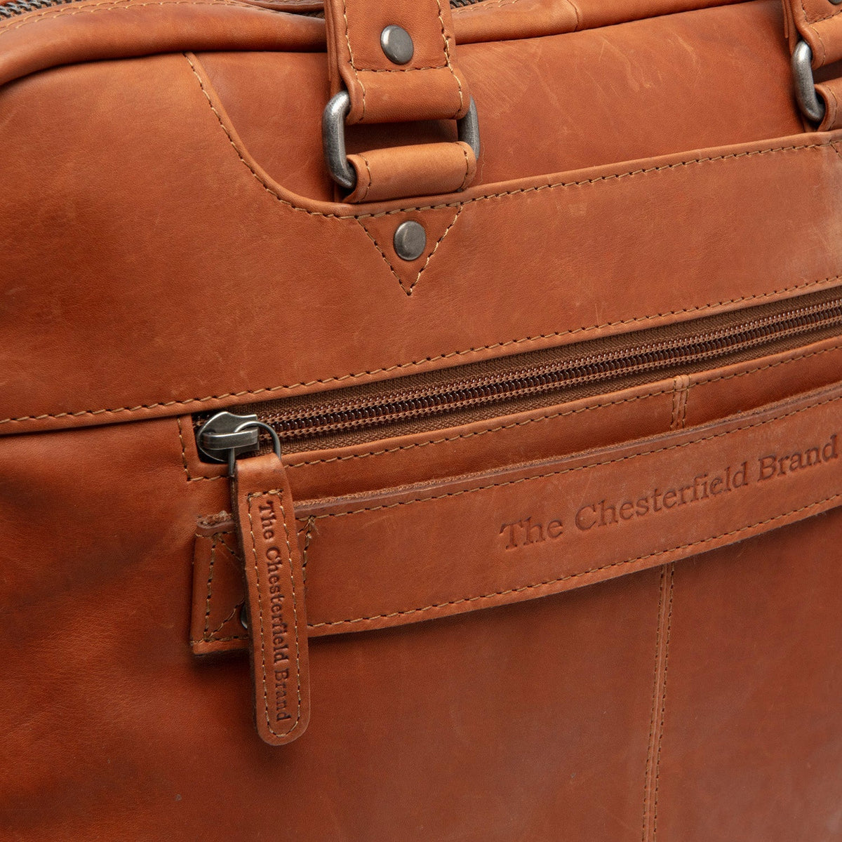Montara Full-Grain Leather Laptop Bag für Damen – Zusätzliche Produktansicht 3