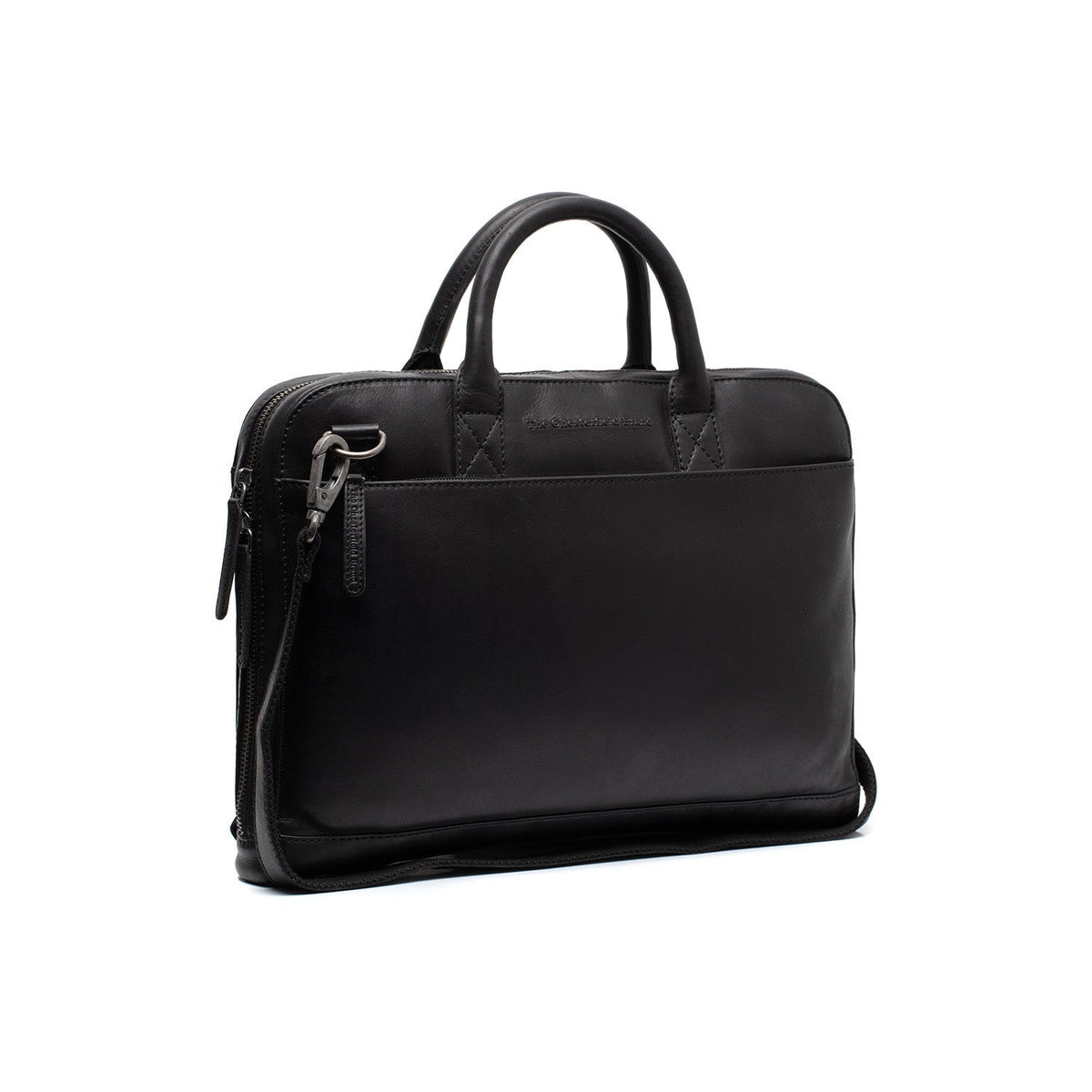 Tilbury Full-Grain Leather Laptop Bag für Damen in Classic 100% Full-Grain Leather - Full Exterior Front Profile View | Online Kaufen