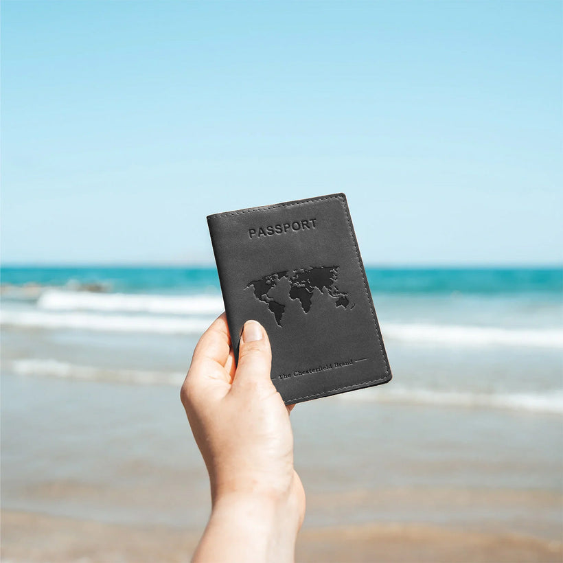 Leather Passport Case für Damen