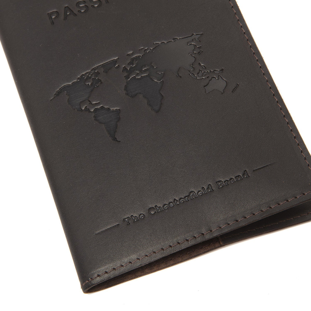 
Tailored Rib Cuffs & Hem Craftsmanship Construction Detail on Leather Passport Case für Damen für Damen