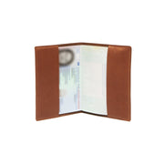 
Cognac Leather Passport Case für Damen für Damen, detail view 3