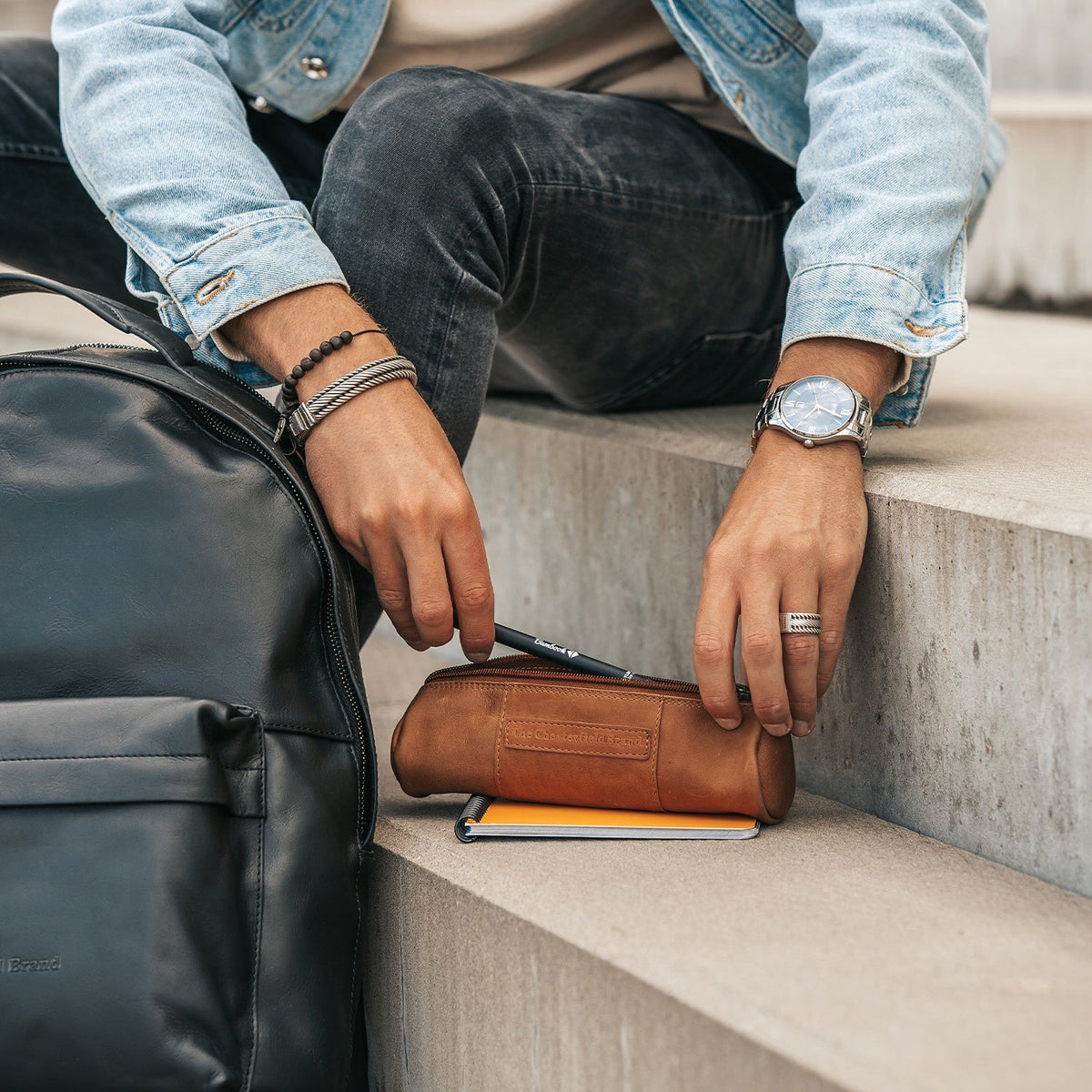 Leather Pencil Case Lea für Damen – Zusätzliche Produktansicht 3