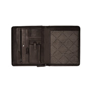 Tailored Rib Cuffs &amp; Hem Craftsmanship Construction Detail on Leather Portfolio Barnet für Damen