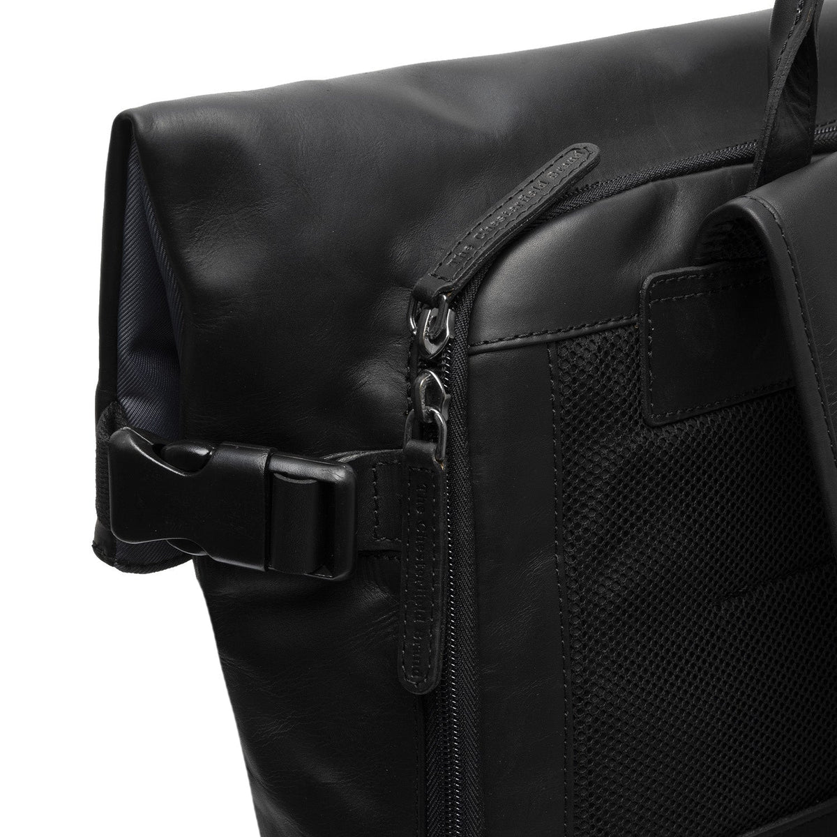 Bornholm Full-Grain Leather Roll-top Backpack für Damen – Zusätzliche Produktansicht 2