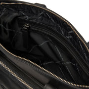 
Classic 100% Full-Grain leather Bag - Rückansicht mit verstärkten Lederträgern & handwerklichen Nähten