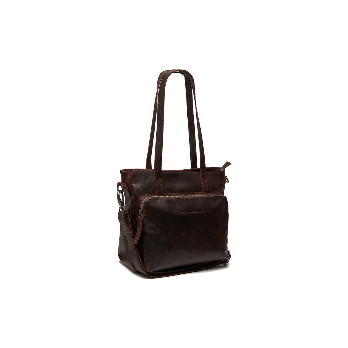 
100% Full-Grain Wax Pull-Up 100% Full-Grain Leather Grain Texture & Handcrafted Patina Detail