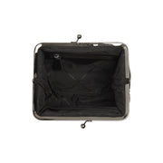Solid Antique Brass Hardware &amp; Heavy-Duty Dual Zipper Detail on Andrade Full-Grain Leather Shoulder Bag für Damen