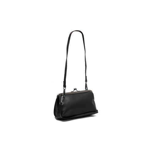 Andrade Full-Grain Leather Shoulder Bag in Classic 100% Full-Grain Leather - Full Exterior Front Profile View | Buy Online