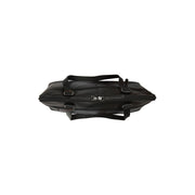 Branson Full-Grain Leather Shoulder Bag für Damen - Structured Side Profile Showing Gusset Depth &amp; Expansion Capacity