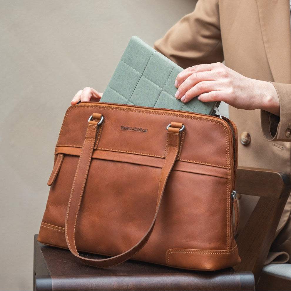 Branson Full-Grain Leather Shoulder Bag für Damen – Zusätzliche Produktansicht 2