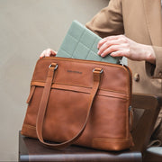 Branson Full-Grain Leather Shoulder Bag für Damen – Zusätzliche Produktansicht 2
