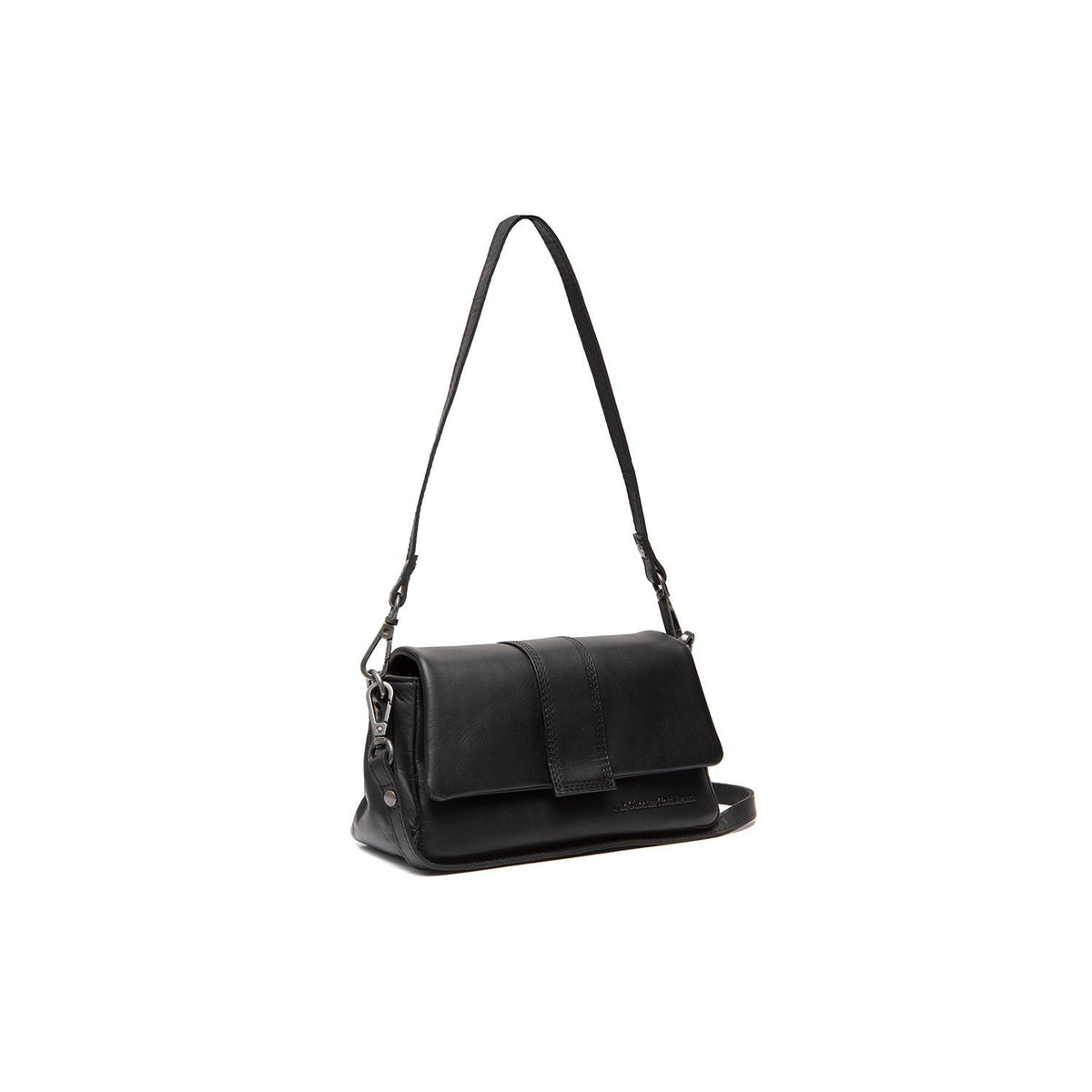 
Clifden Vollnarbenleder-Schultertasche - Full Exterior Vorderansicht & maßgeschneiderte Silhouette | Online Kaufen