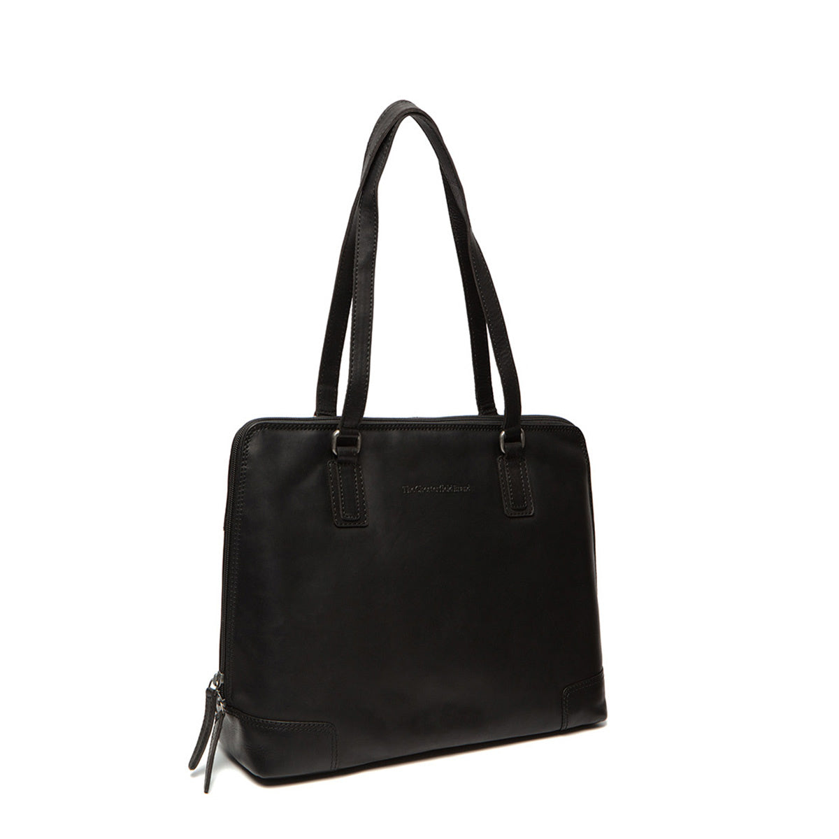 Flint Full-Grain Leather Shoulder Bag für Damen in Classic 100% Full-Grain Leather - Full Exterior Front Profile View | Online Kaufen