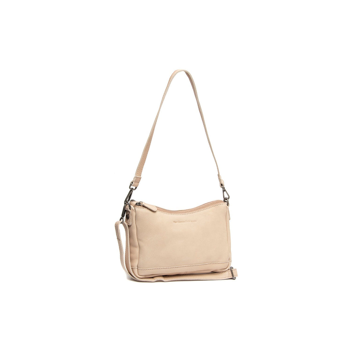 
Irving Vollnarbenleder-Schultertasche aus klassischem 100% Vollnarbenleder - Full Exterior Vorderansicht & maßgeschneiderte Silhouette | Online Kaufen
