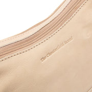 
Classic 100% Full-Grain leather Bag - Rückansicht mit verstärkten Lederträgern & handwerklichen Nähten