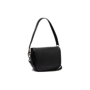 Lizzola Full-Grain Leather Shoulder Bag für Damen in Classic 100% Full-Grain Leather - Full Exterior Front Profile View | Online Kaufen