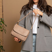 Miloa Full-Grain Leather Shoulder Bag für Damen – Zusätzliche Produktansicht 3