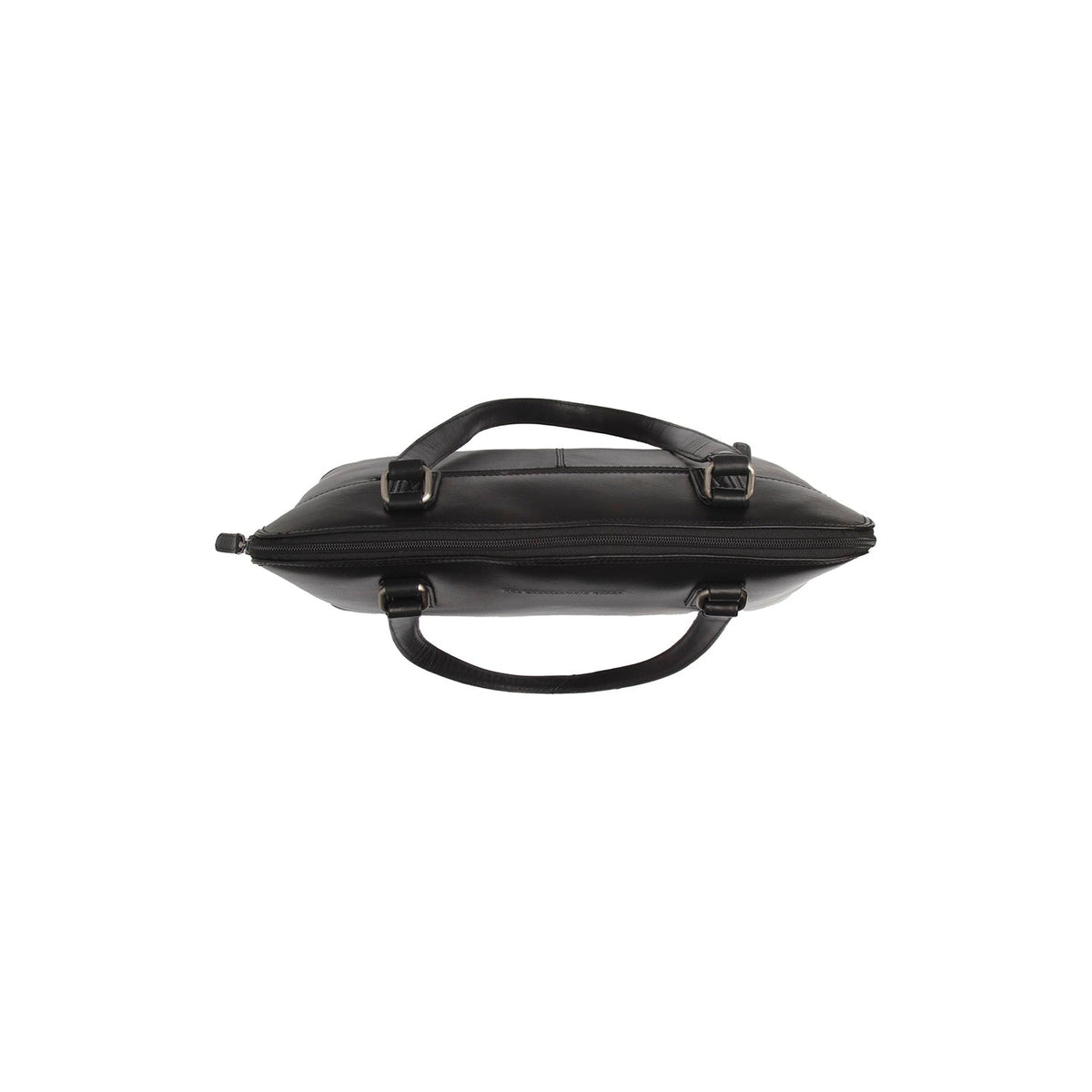Selvino Full-Grain Leather Shoulder Bag für Damen - Structured Side Profile Showing Gusset Depth &amp; Expansion Capacity