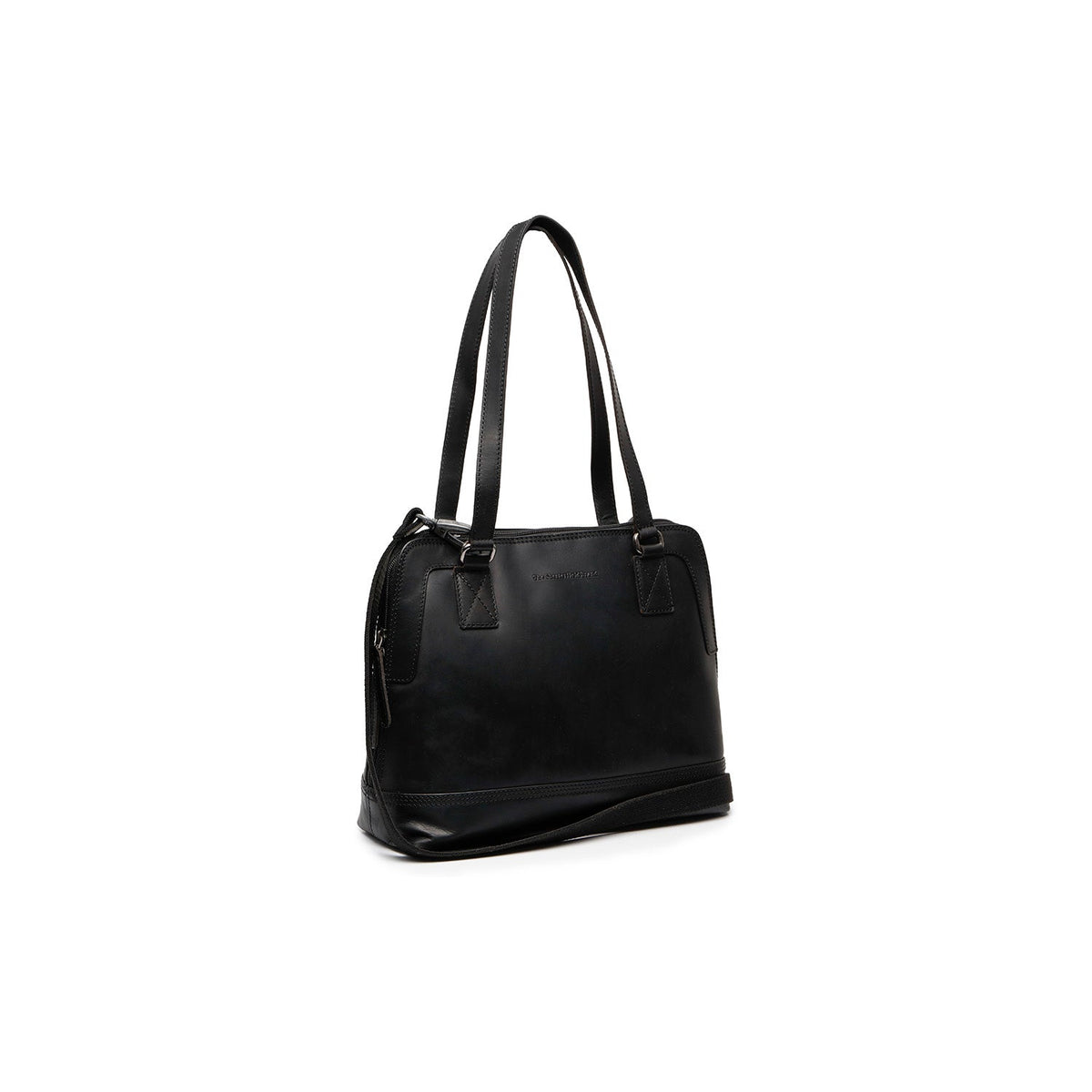 Seron Full-Grain Leather Shoulder Bag für Damen in Classic 100% Full-Grain Leather - Full Exterior Front Profile View | Online Kaufen