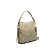 
Sintra Vollnarbenleder-Schultertasche aus klassischem 100% Vollnarbenleder - Full Exterior Vorderansicht & maßgeschneiderte Silhouette | Online Kaufen