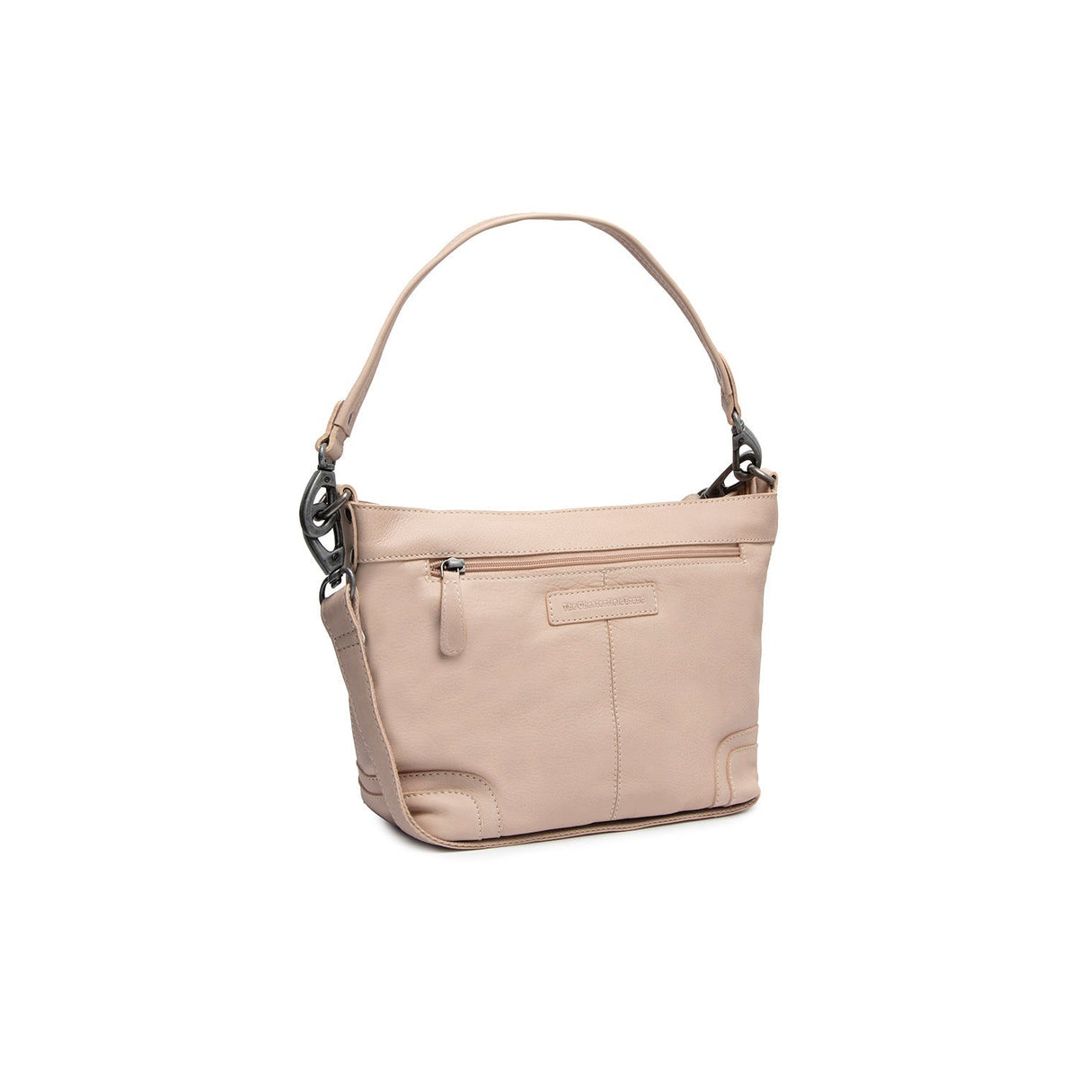 Zarita Full-Grain Leather Shoulder Bag für Damen in Classic 100% Full-Grain Leather - Full Exterior Front Profile View | Online Kaufen