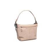 Zarita Full-Grain Leather Shoulder Bag für Damen in Classic 100% Full-Grain Leather - Full Exterior Front Profile View | Online Kaufen