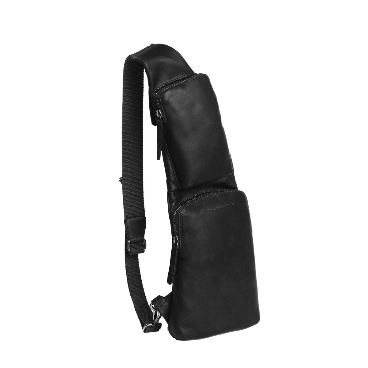 Leather Sling Bag Logan für Damen in Classic 100% Full-Grain Leather - Full Exterior Front Profile View | Online Kaufen