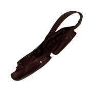 Brown Leather Sling Bag Logan für Damen, detail view 3