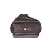 Brown Leather Sling Bag Turelle für Damen, detail view 4